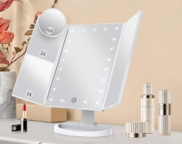 lighted makeup mirror