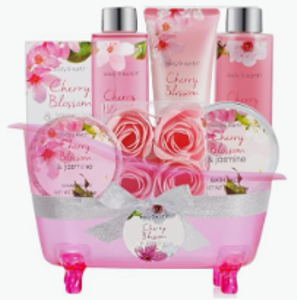 Women's Cherry Blossom Bath Set