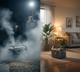 gas generator vs portable power